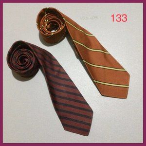 2 Vtg Striped Ties_133